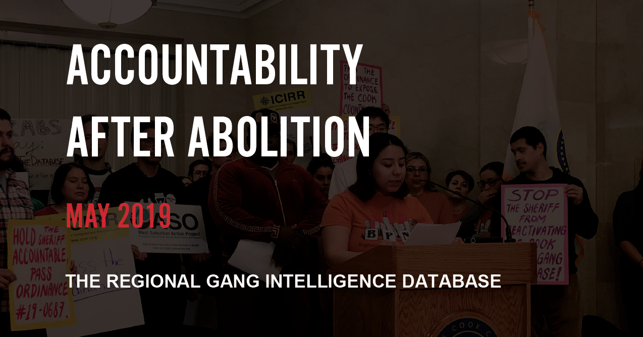 Accountability After Abolition – Report by the Policing Research Group in Chicago